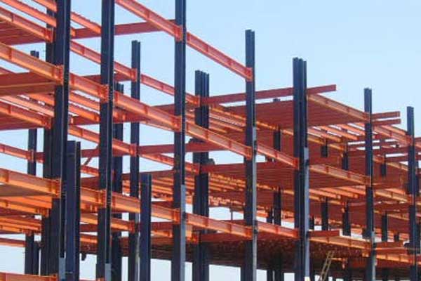 ستون های اسکلت فلزی یا سازه فولادی 